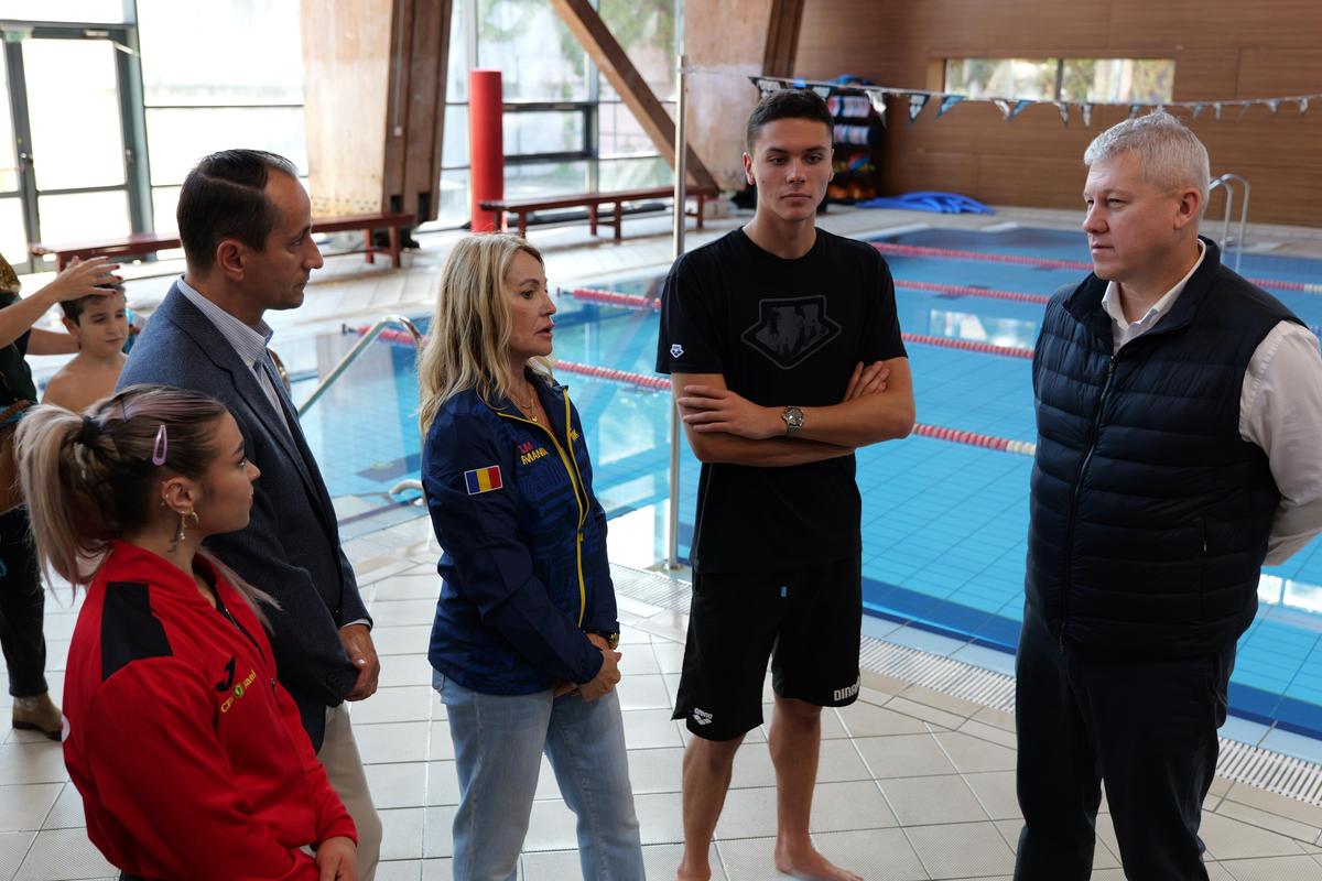 Nadia Comăneci a vizitat Complexul Sportiv Dinamo / Foto: Andrei Furnigă GSP