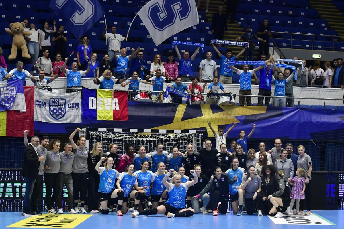 Victorie uriașă! Finalul din CSM București - Esbjerg s-a trăit în picioare la Polivalentă. Clasament în Liga Campionilor