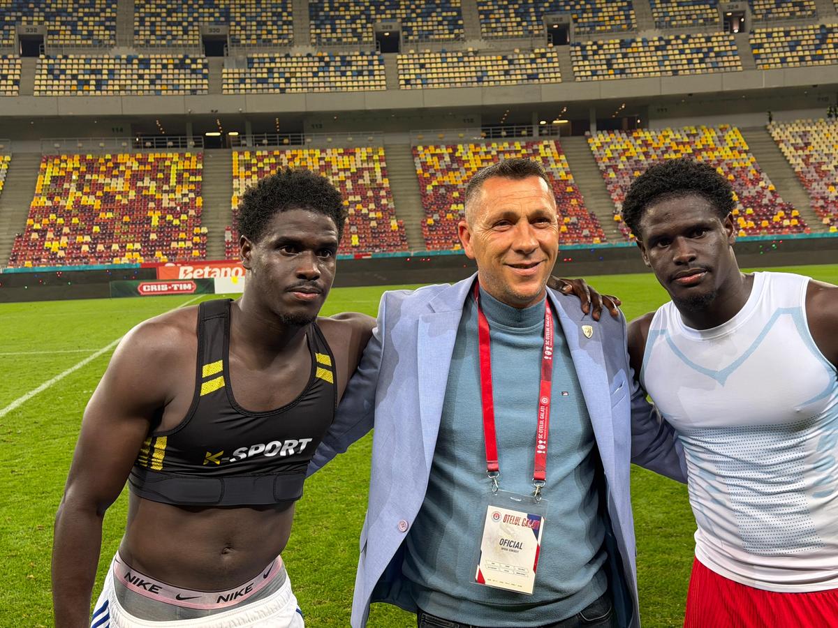 Imagini la finalul meciului FCSB - Oțelul, cu Gigi Becali și MM Stoica în prim-plan