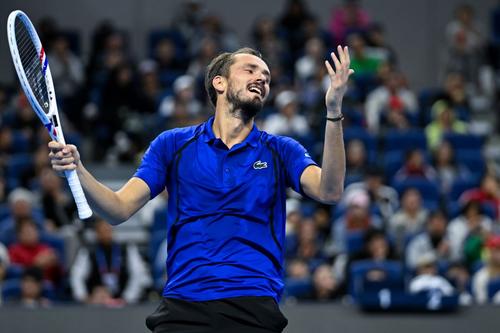 Daniil Medvedev în turneul de la Beijing Foto: Guliver/GettyImages