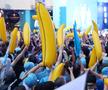 Bananele gonfabile fac parte din tradiția lui Manchester City // Foto: Getty Images