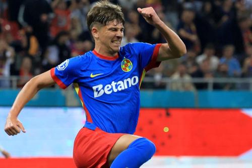 Golul lui Alexandru Stoian i-a adus 3 puncte FCSB-ului cu Oțelul, foto: Ionuț Iordache (GSP.ro)