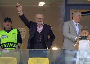 Gigi Becali a explicat apariția-surpriză de pe Arena Națională: „Îi vezi pe Șucu și Rotaru să facă asta?”