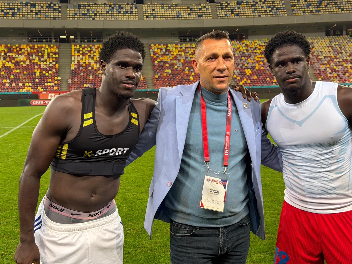 Imagini la finalul meciului FCSB - Oțelul, cu Gigi Becali și MM Stoica în prim-plan
