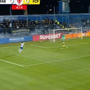 Cristi Ganea, gol fabulos în Farul - Petrolul / FOTO: captură @Prima Sport