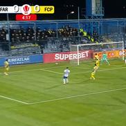 Cristi Ganea, gol fabulos în Farul - Petrolul / FOTO: captură @Prima Sport