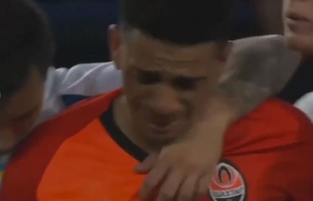 Șahtior - Dinamo Kiev 1-0 // VIDEO Taison, un fost jucător al lui Mircea Lucescu, în lacrimi pe teren din cauza rasismului!