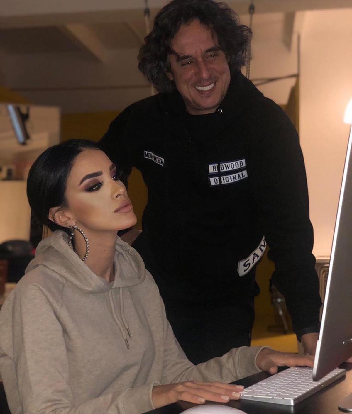 Adelina Pestrițu și Kim Kardashian
