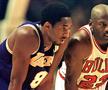 Kobe Bryant alături de Michael Jordan