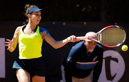 Mihaela Buzărnescu, aici într-o imagine din 2019, a lipsit aproape un an de pe terenuri Foto Hepta