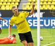 Întrebat despre întâlnirea cu Erling Braut Haaland, starul Norvegiei și al Borussiei Dortmund, Man a oferit o replică haioasă: „Nu mi-e frică, își face freza, e frumos. Glumesc. E un jucător puternic, joacă într-un campionat puternic, îl apreciez”.