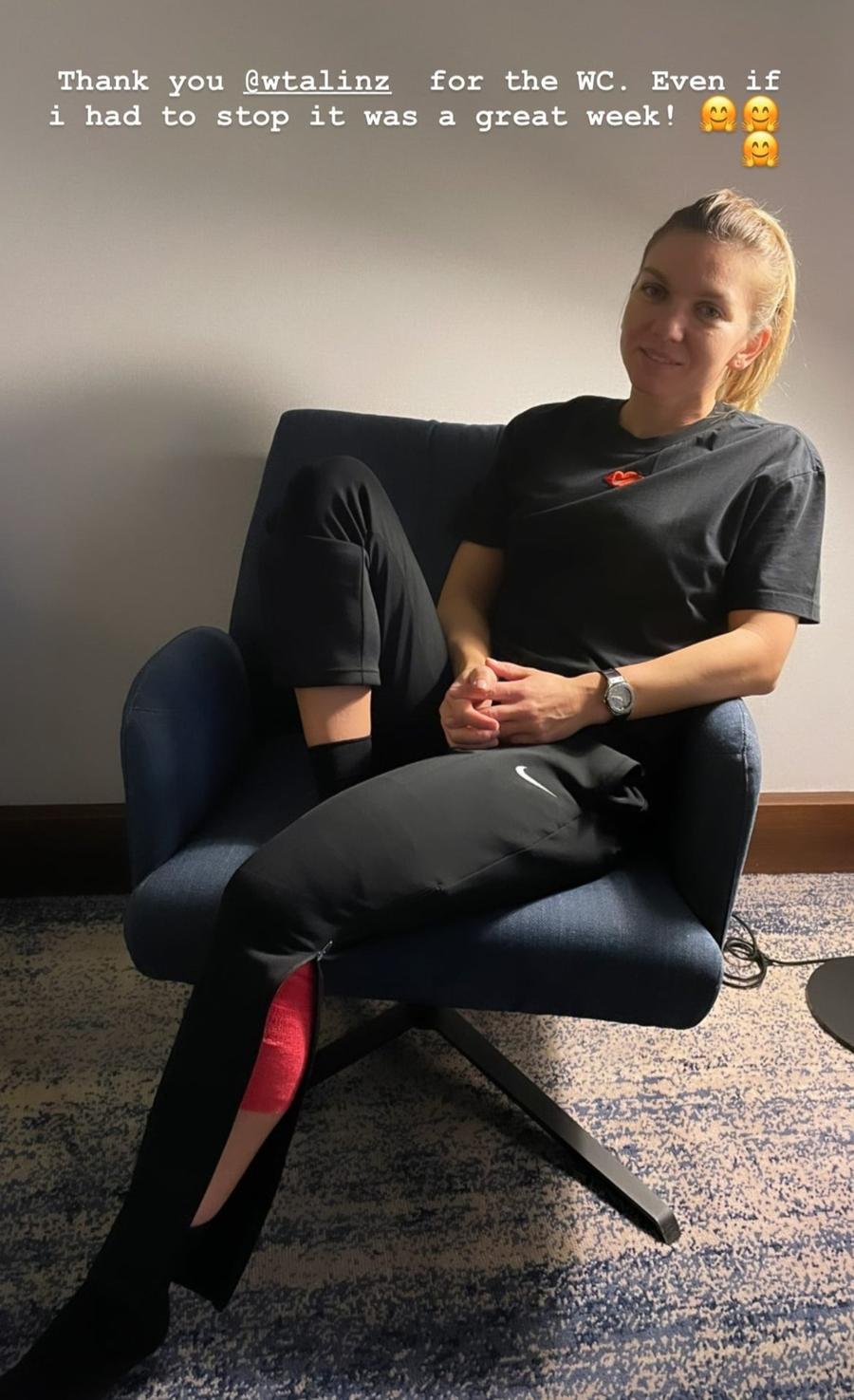 Simona Halep - Jaqueline Cristian NU se mai joacă! Halep s-a retras înainte de semifinala de la Linz