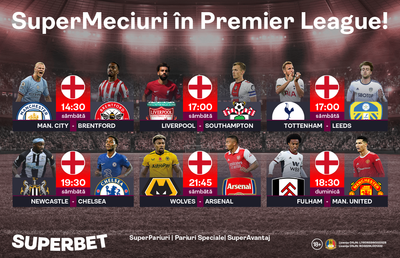 Alege-ți favoritele în SuperEtapa din Premier League!