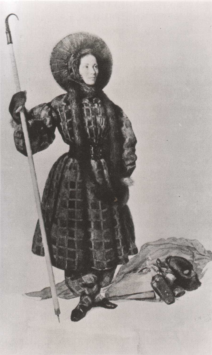 Henriette d’Angeville, a doua femeie care a cucerit vârful, amintind, în memoriile ale, de performanța Mariei Paradis pe Mont Blanc