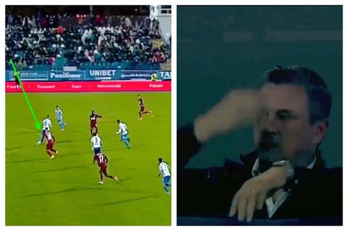 Poli Iași și CFR Cluj au remizat, scor 3-3, în runda cu numărul 16 din Superligă. Cristi Balaj, președintele grupării „feroviare”, s-a considerat dezavantajat în minutul 70.