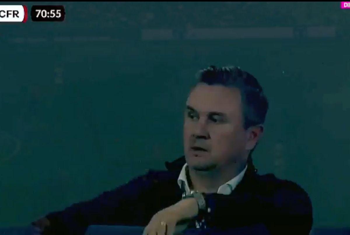 Cristi Balaj și-a făcut cruce după o decizie de arbitraj din Poli Iași - CFR Cluj