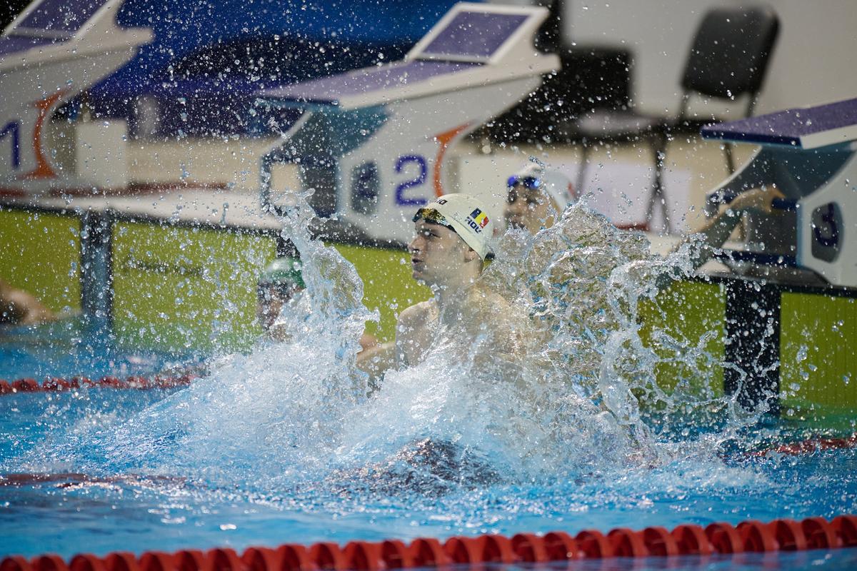 Patrick Dinu, campion național la 100 metri mixt » David Popovici a venit pe locul 3