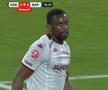 Juvhel Tsoumou, la un pas de gol la debutul la Rapid