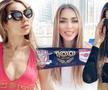 Ronna Riva e cel mai HOT fan al Rapidului! „Incendiază” Giuleștiul la fiecare meci al favoriților