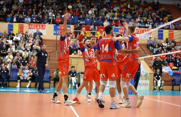 Arcada Galați, start ideal în turneul de calificare în grupele Ligii Campionilor » Două victorii cu 3-0 contra campioanelor Ucrainei și Bulgariei