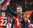 Reacția lui Radu Drăgușin după ce a marcat în Genoa - Verona // FOTO: Imago