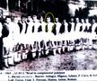 Gheorghe Wolf, încercuit, în tricoul celor de la Aurul Brad. Sursa: cartea „Ascensiune și regres în fotbalul zărăndean”, de Romeo Țâștea