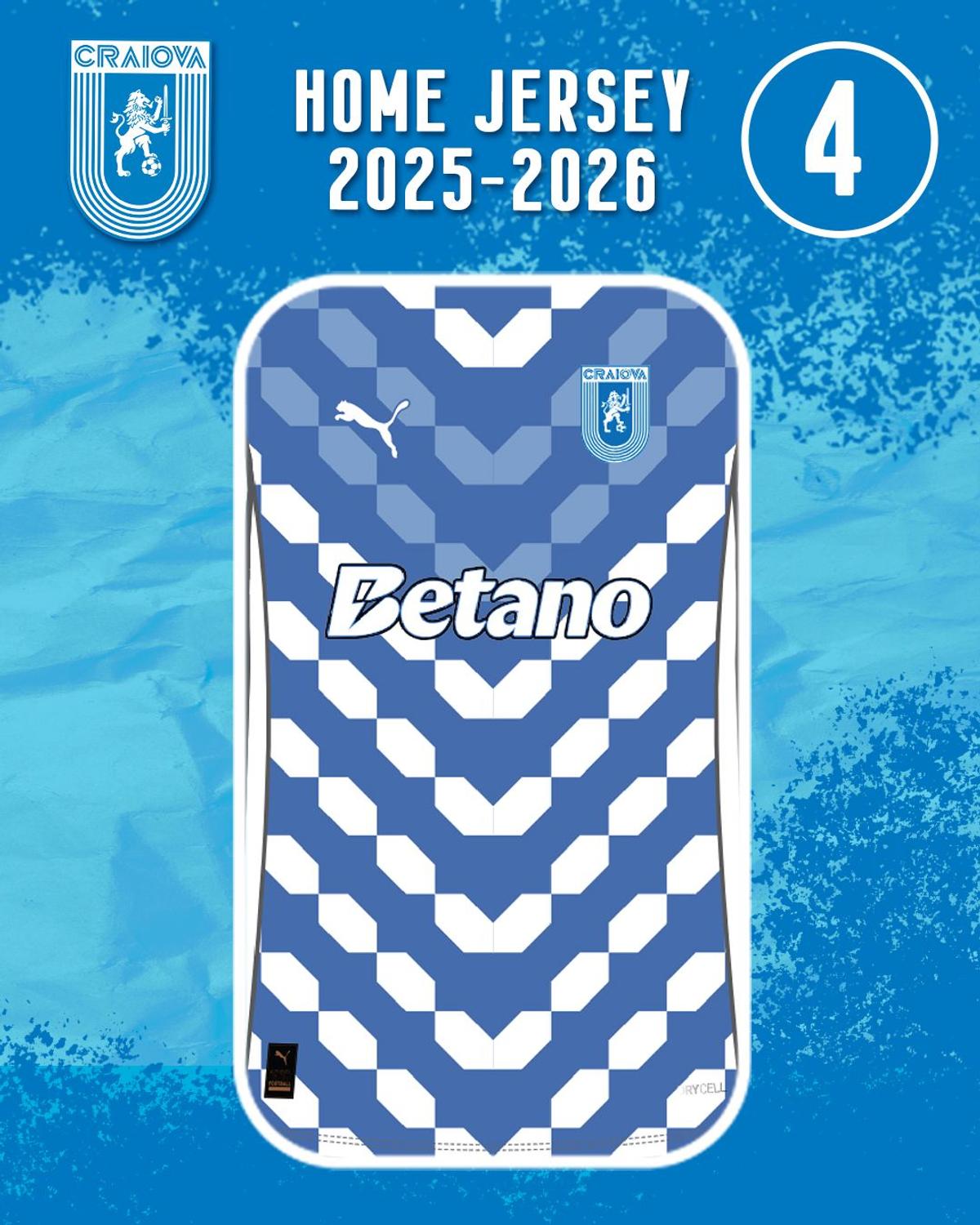 Variantele de tricou propuse de Universitatea Craiova suporterilor