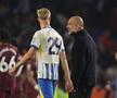 Pep Guardiola, dialog cu Jan Paul van Hecke după Brighton - Manchester City