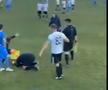Arbitru bătut de jucător pe teren/ Foto: Captură sporul bistrițean