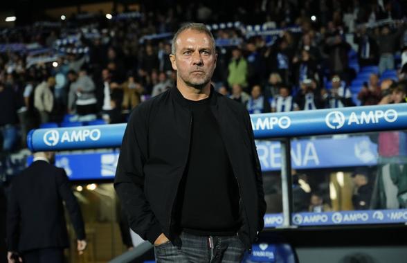 Hansi Flick, scandal cu arbitrul după decizia din Sociedad - Barcelona! „Centralul” i-a dat replica: „De ce l-am inventa?!”