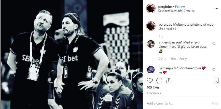 CAMPIONATUL MONDIAL DE HANDBAL // Gest superb! Cui i-a dedicat Per Johansson victoria obținută de Muntenegru cu Suedia