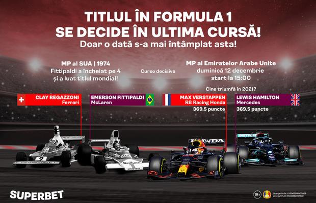 Hamilton vs Verstappen mano a mano în cursa decisivă! Prinde un pariu istoric!