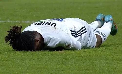 Sekou Camara s-a accidentat în minutul 20 al partidei FC Botoșani - CFR Cluj