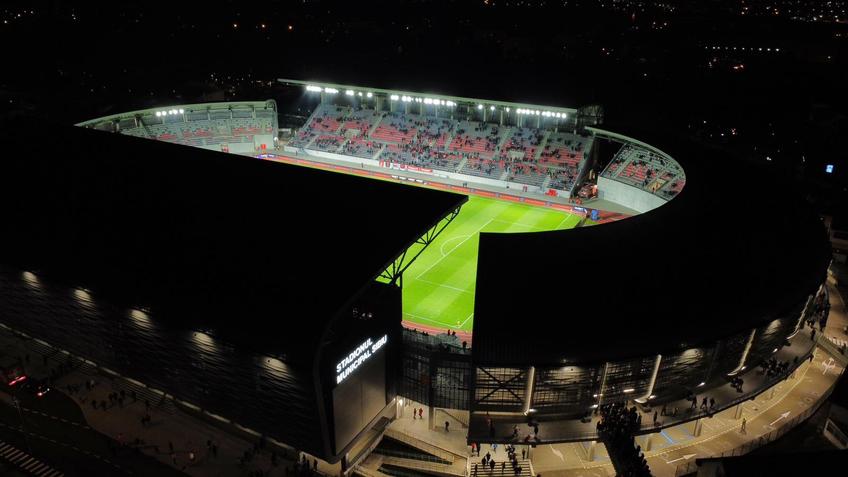 La primul meci pe noul stadion, Hermannstadt a învins-o clar pe Farul, 4-0 // foto: Cristi Preda, GSP