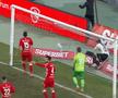Romario Pires, plasă U Cluj - UTA. foto: capturi DigiSport