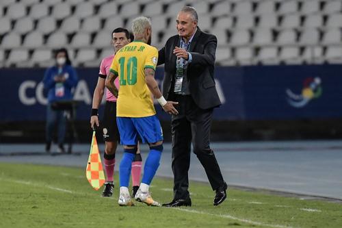 Neymar și Tite.
Foto: Imago