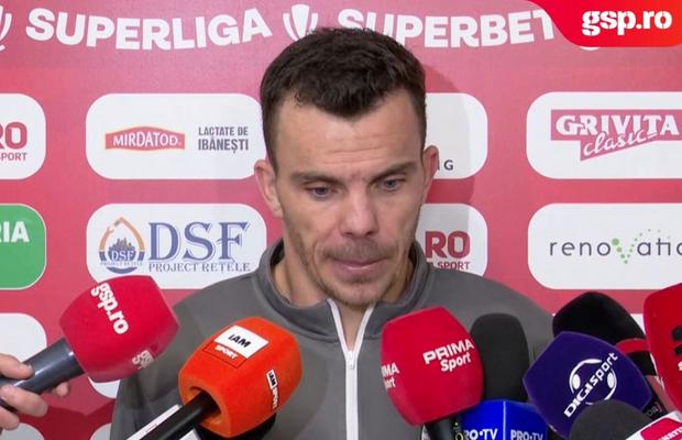 Nistor nu s-a bucurat la gol, dar i-a cântat „prohodul” lui Dinamo: „Greu să iasă de acolo!”