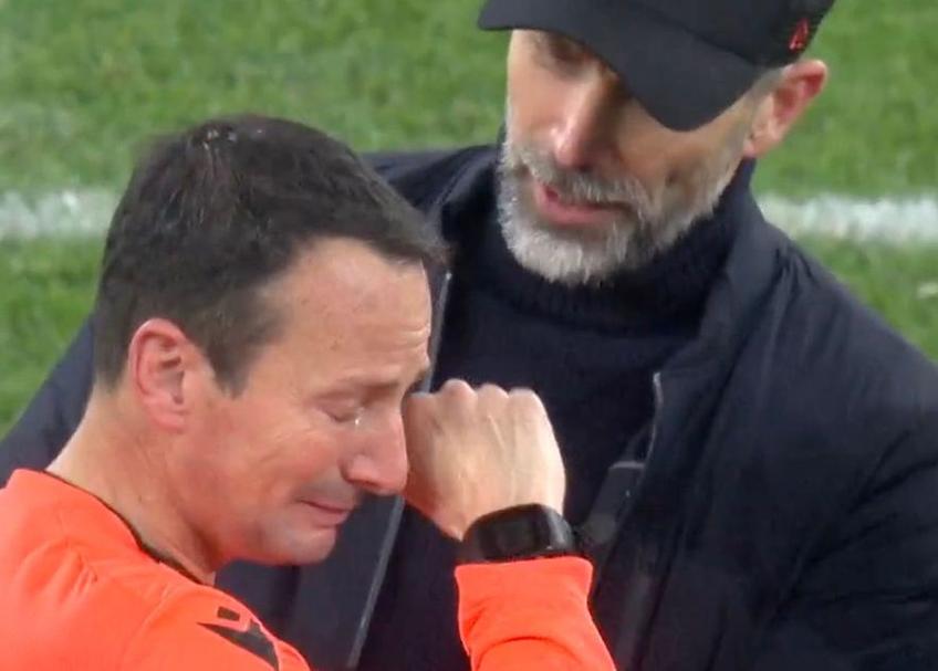 Arbitrul Alessandro Giallatini, la ultimul meci al carierei / foto: X