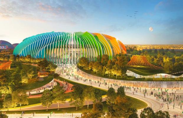 Poftiți în lumea viitorului! Așa arată cele 15 stadioane SF plănuite de saudiți pentru Cupa Mondială: unul va fi construit în orașul-liniar de 1,5 trilioane de dolari!
