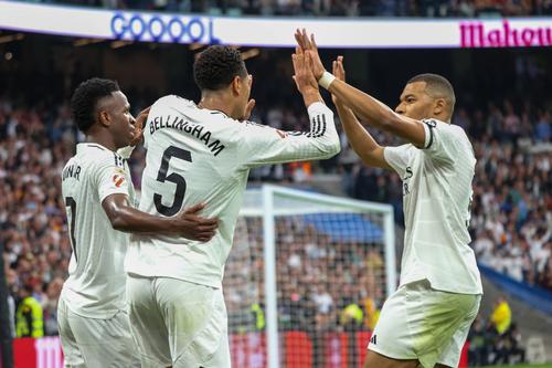 Un trio formidabil, Jude Bellingham, Kylian Mbappe și Vinicius Junior / Foto: Imago
