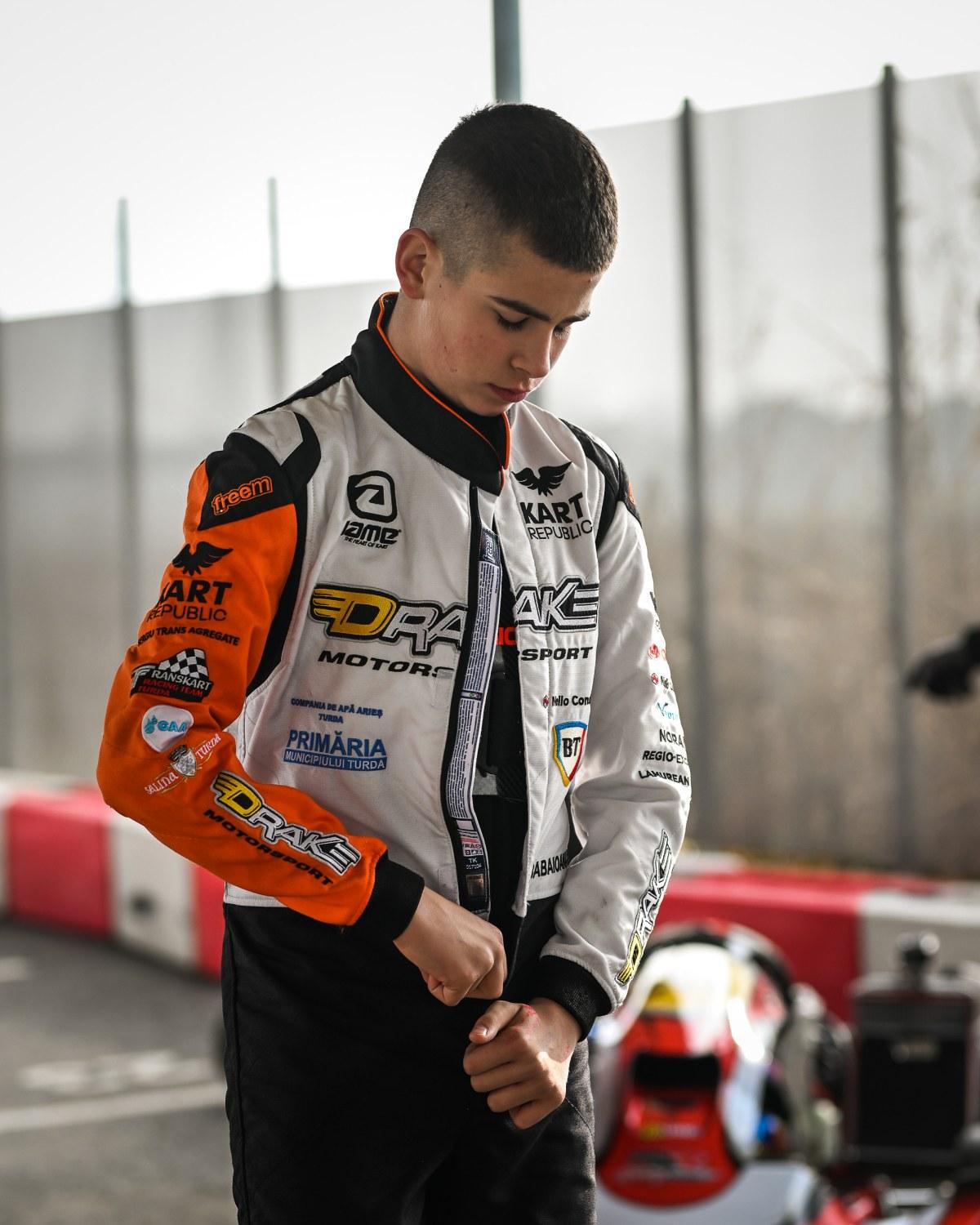 Darius Babaioana, multiplu campion național la karting