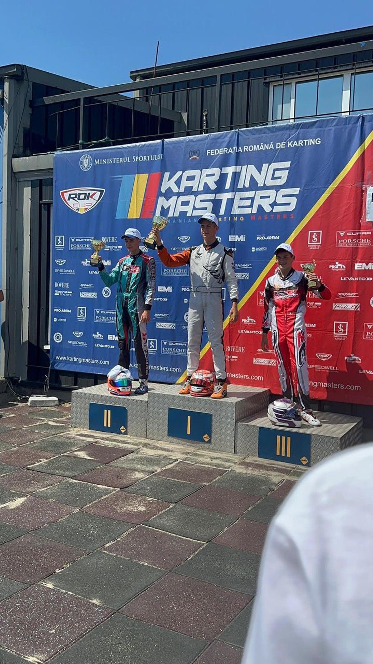 Darius Babaioana, multiplu campion național la karting