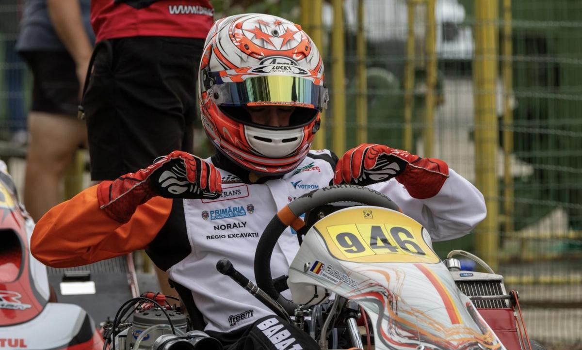 Darius Babaioana, multiplu campion național la karting