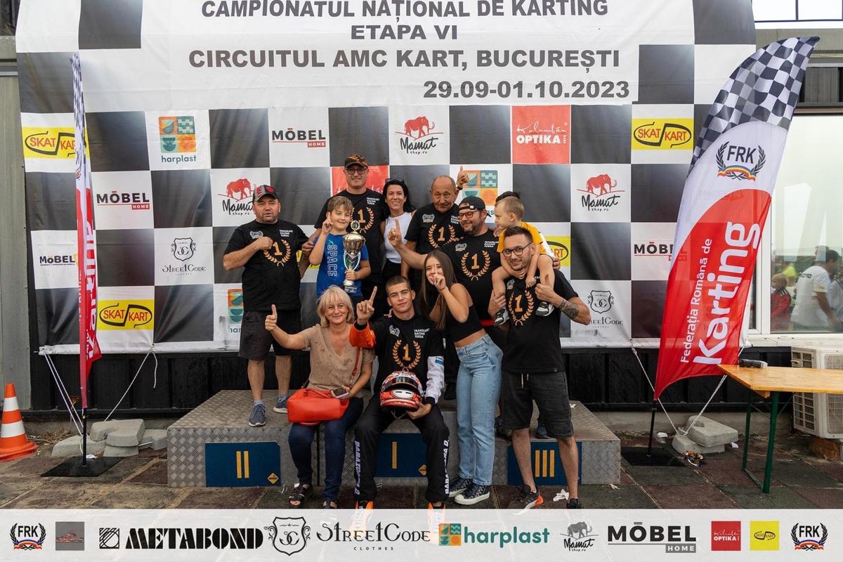 Darius Babaioana, multiplu campion național la karting