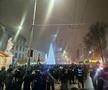 Sute de jandarmi s-au mobilizat pentru a preveni eventualele incidente provocate de suporterii din Rotterdam / Foto: Remus Dinu GSP