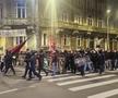 Suporterii lui Feyenoord au plecat în corteo spre Arena Națională / Foto: Remus Dinu GSP