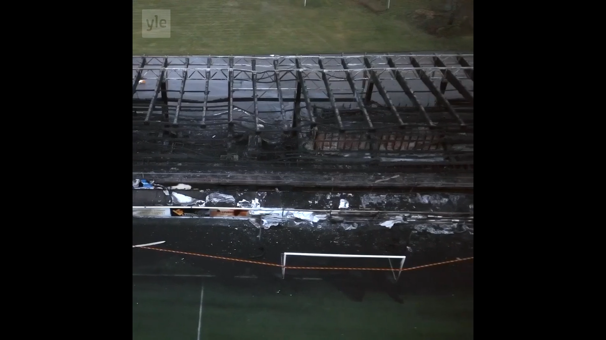 Stadionul echipei FC Haka, de 9 ori campioană a Finlandei, a fost incendiat de trei minori