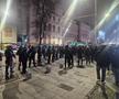 Sute de jandarmi s-au mobilizat pentru a preveni eventualele incidente provocate de suporterii din Rotterdam / Foto: Remus Dinu GSP