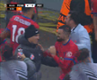 Bucurie dezănțuită la golul de 4-3 în FCSB - Feyenoord