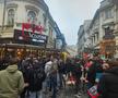 Centrul Vechi din București, luat cu asalt de suporterii lui Feyenoord. Foto: Remus Dinu (GSP)